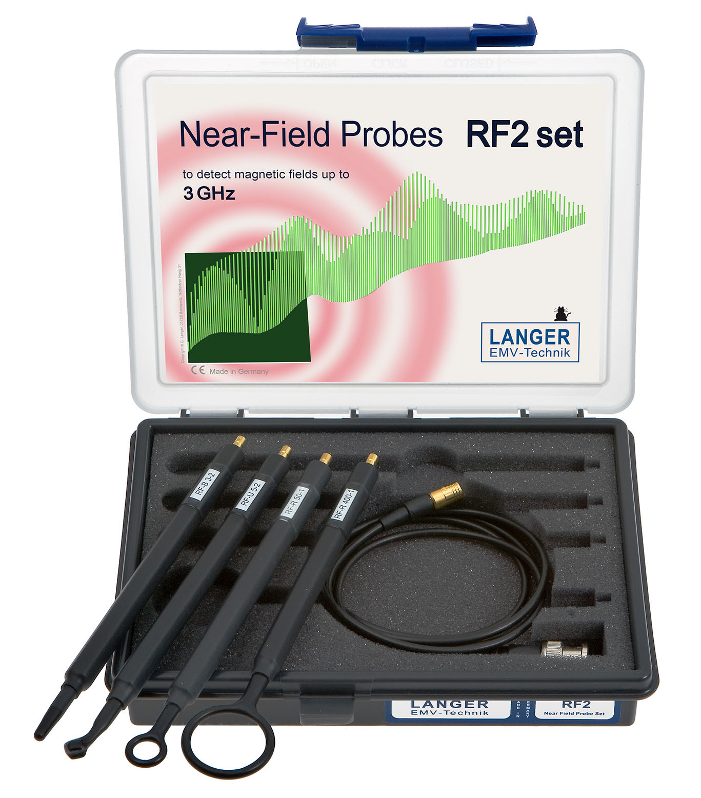 RF2 set, Near-Field Probes 30 MHz up to 3 GHz